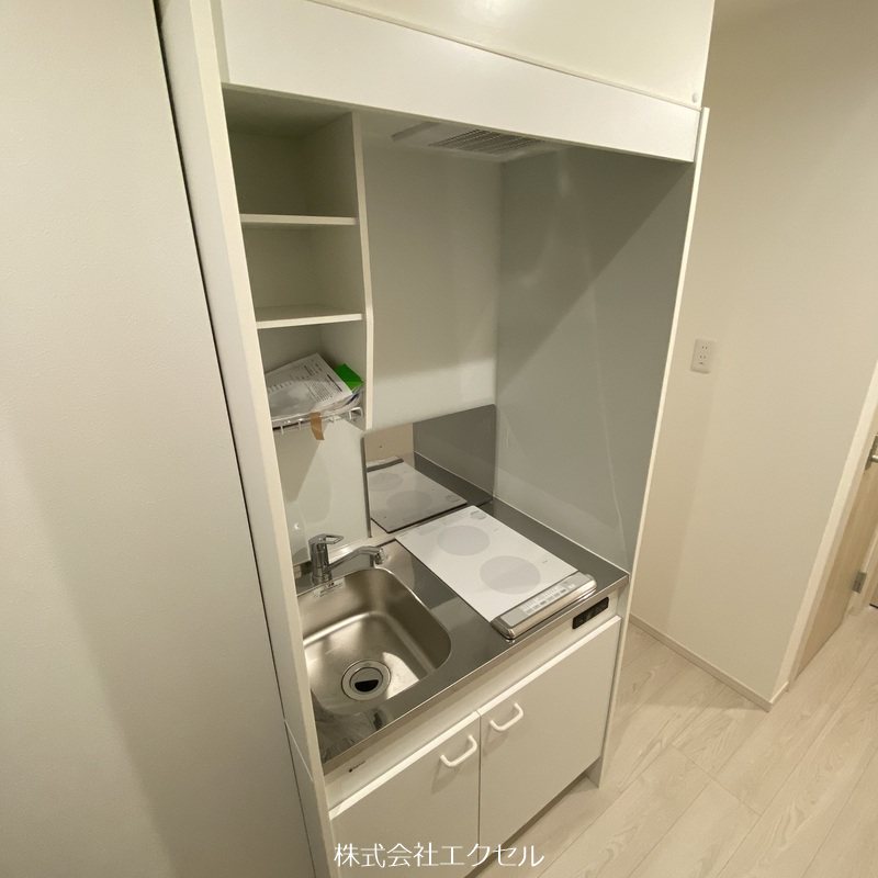 キッチン　2口IHコンロ付きのキッチン♪