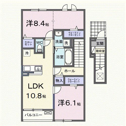 クベーラＡの間取り