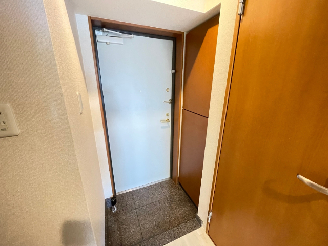 玄関　下駄箱付きの玄関です