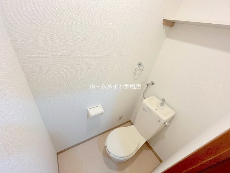 トイレ　ウォシュレット付きで快適な環境です♪