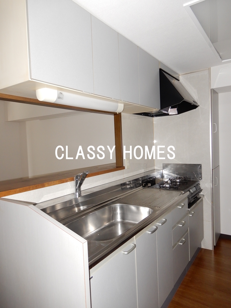 キッチン　1998年竣工　アイルサイドテラス：キッチン