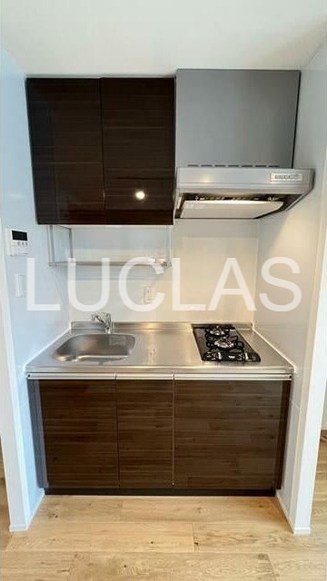 キッチン　2口コンロで使いやすいシステムキッチン♪