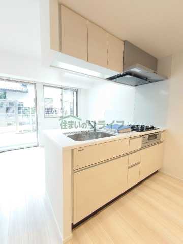 キッチン　同じ間取りの1階のお部屋のお写真です