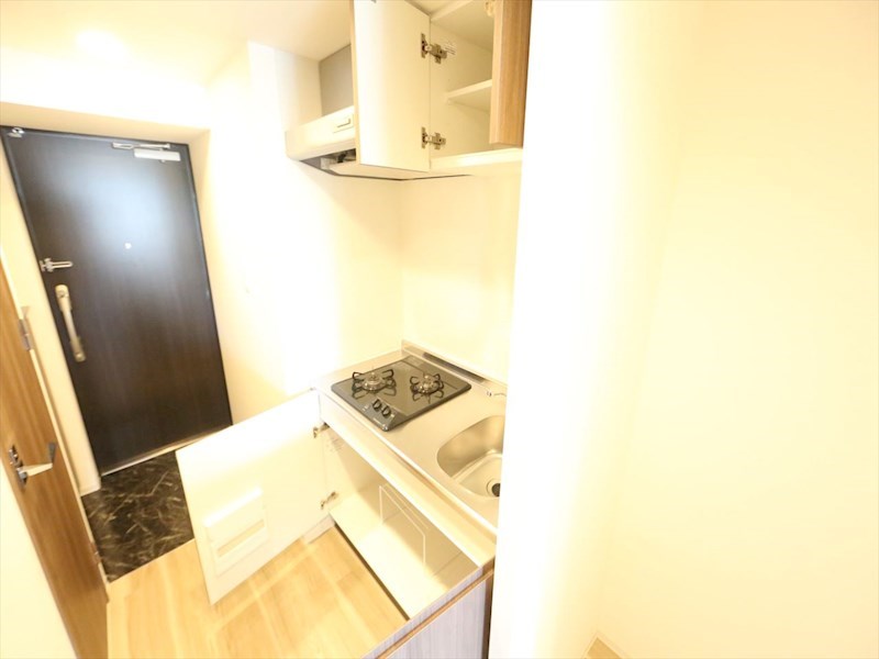 キッチン　システムキッチン（ガス2口コンロ付）