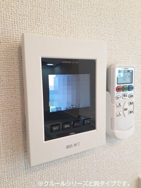 セキュリティ　モニター付きインターホン