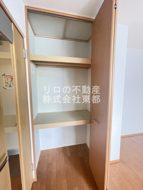収納　奥行のある収納付です！増えがちな荷物をもスッキリ収納できます