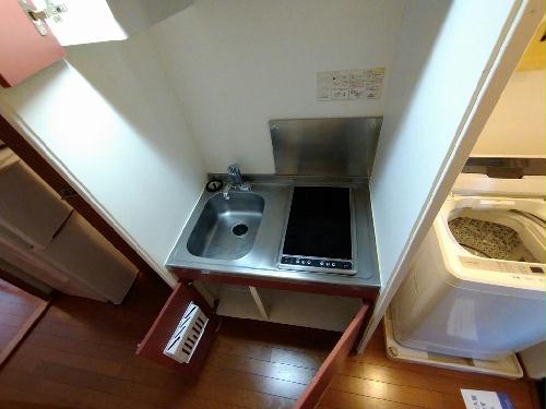 キッチン　シングルレバー設置