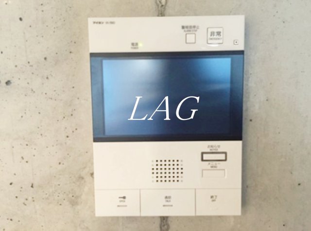 セキュリティ　モニター付きインターホンです。