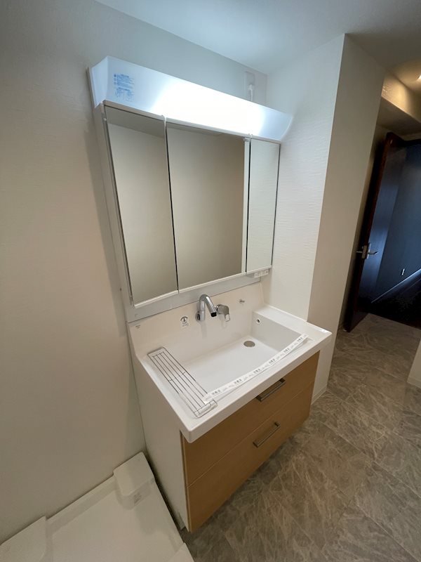 洗面設備　※他のお部屋です、ご参考までに