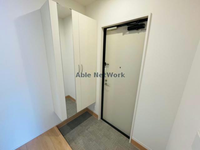 玄関　同型反転タイプ　現況優先