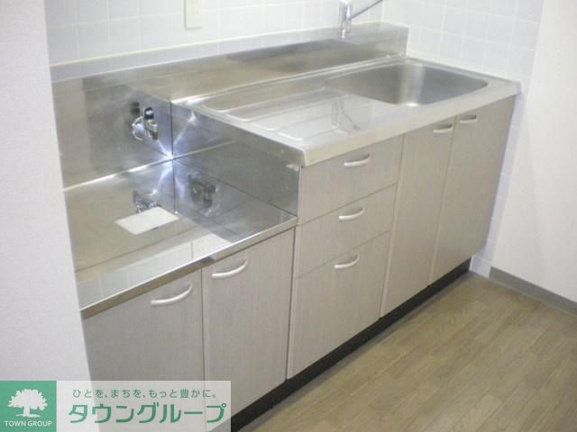 キッチン　ガスコンロ設置可