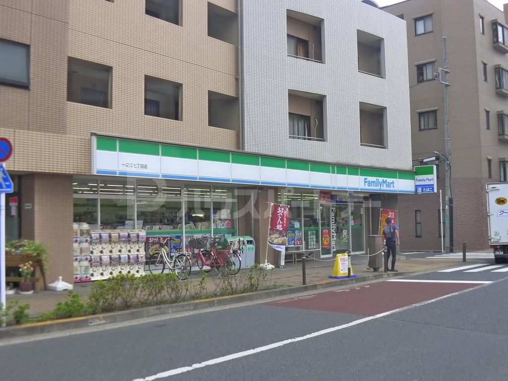 コンビニ　ファミリーマート一之江七丁目店（コンビニ）まで100m