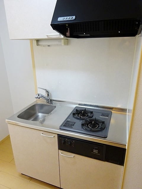 キッチン　2口ガスキッチンです。
