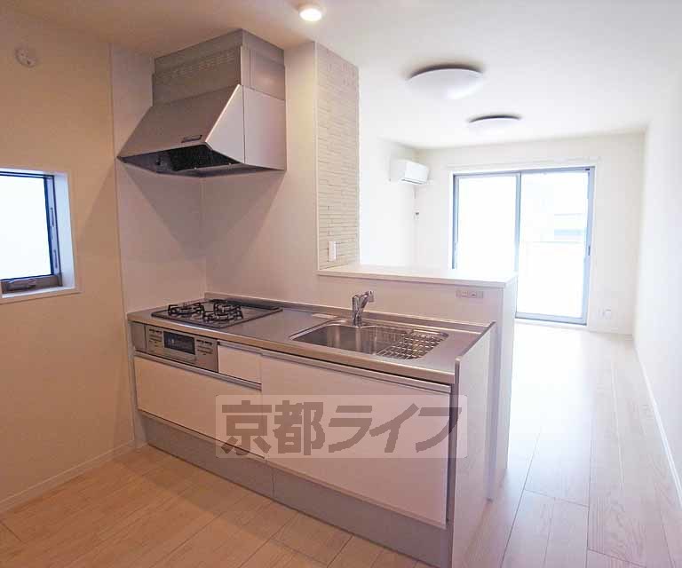キッチン　お洒落なカウンターキッチンです