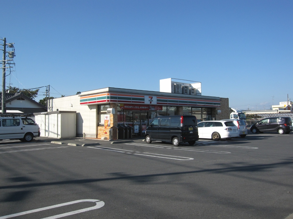 コンビニ　セブンイレブン 浜北横須賀店（コンビニ）まで450m