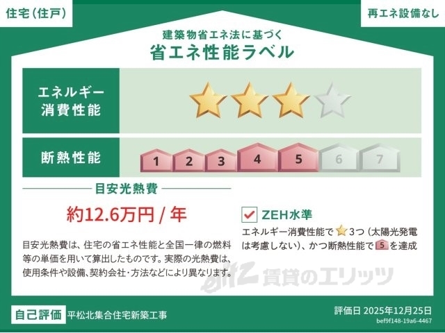 省エネ性能ラベル　省エネ性能ラベル