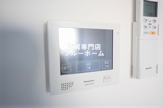 セキュリティ　モニター付きインターホン！