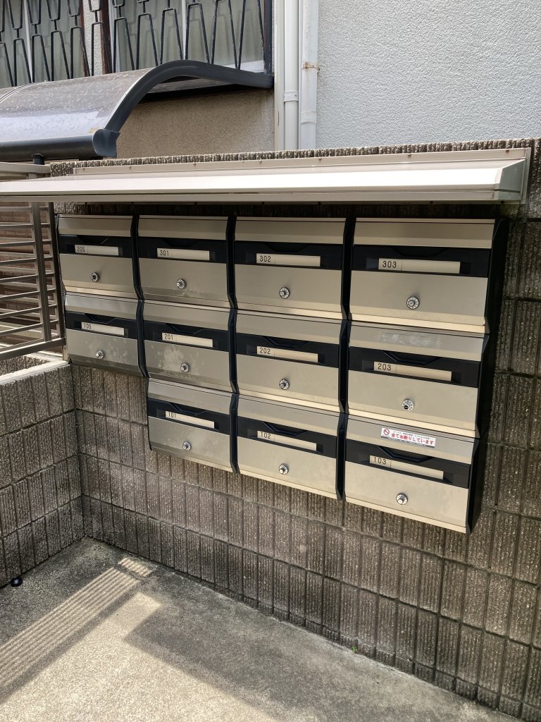 駐車場　集合ポスト
