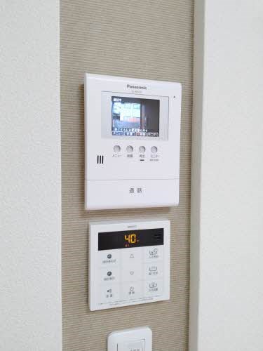 セキュリティ　モニター付きインターホンで安心