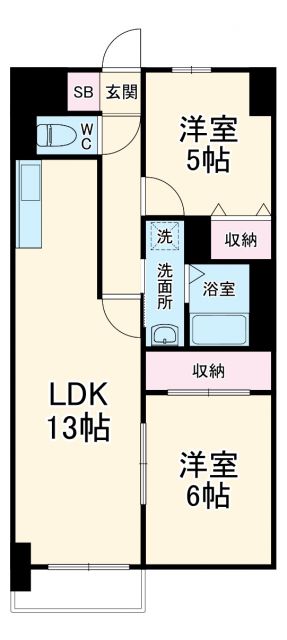 パークビュー四ツ池の間取り写真