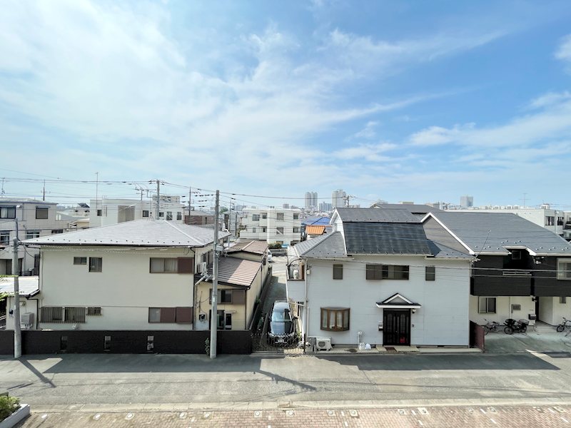 眺望　高い建物もなく開放的な景色