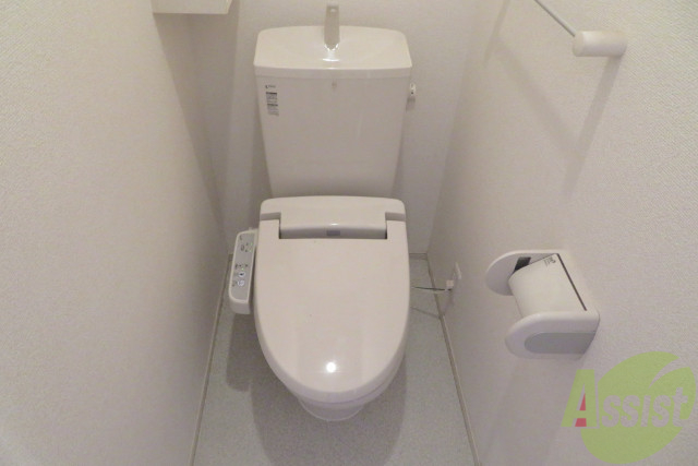 トイレ　トイレはシンプルかつオーソドックスで使いやすそうです。
