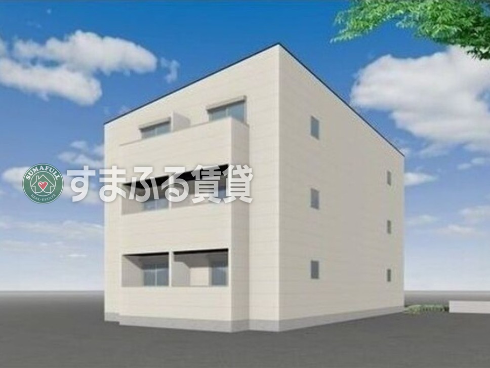 建物外観　建築中