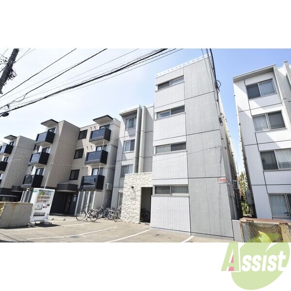 建物外観　札幌市北区北三十七条西「リモーネ」