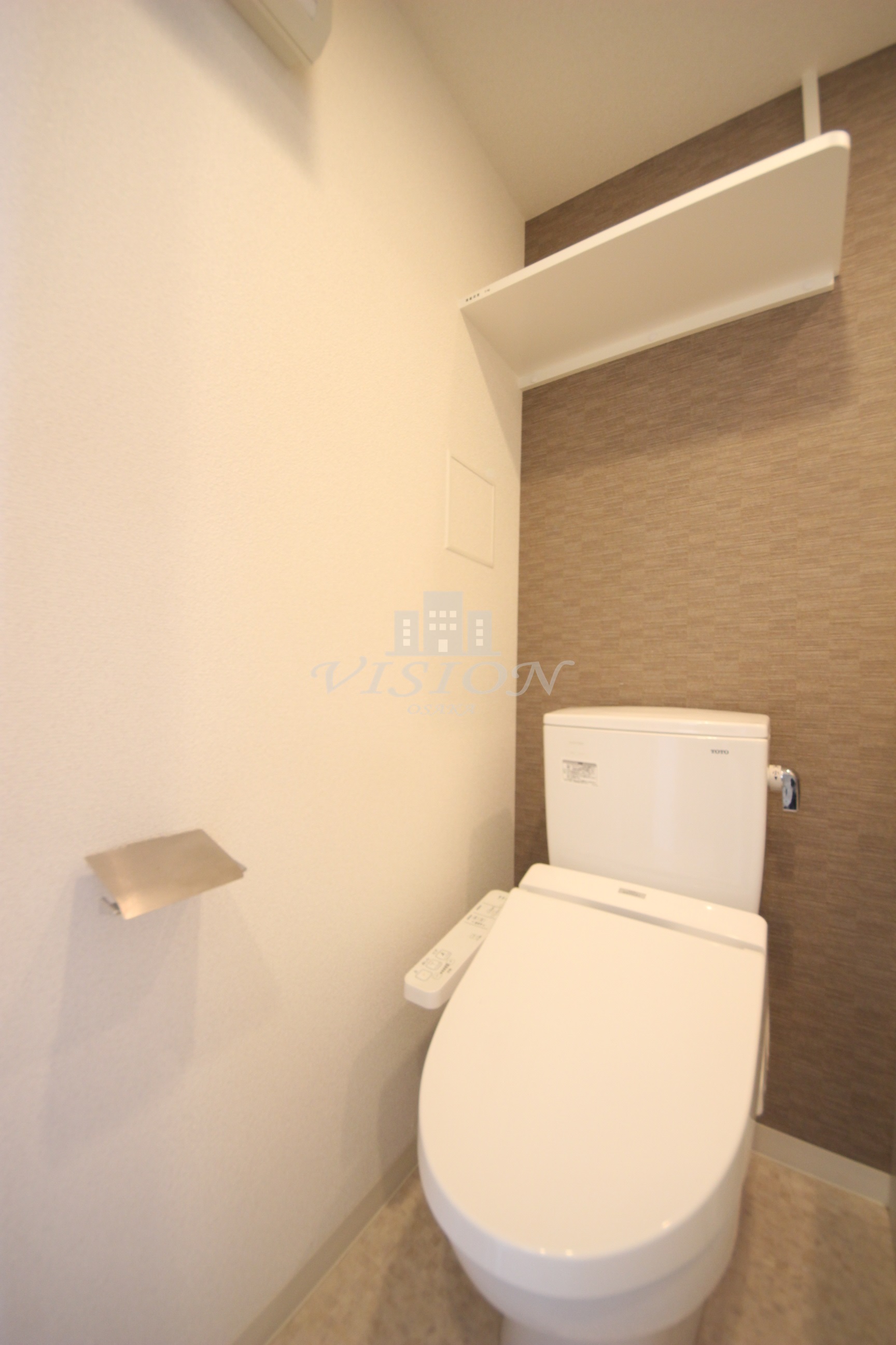 阪急神戸線 十三駅 徒歩8分 12階建 築10年のトイレ写真