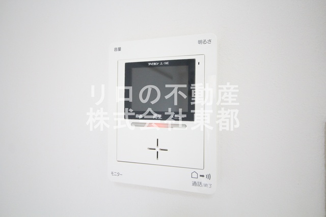セキュリティ　ＴＶモニター付インターホンがあるので訪問者が一目でわかります