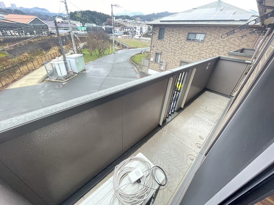 バルコニー　※別部屋の写真です