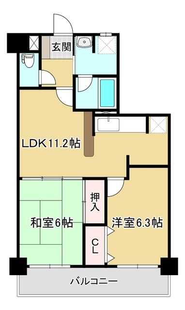 タウゼン・プラッツ長町の間取り写真