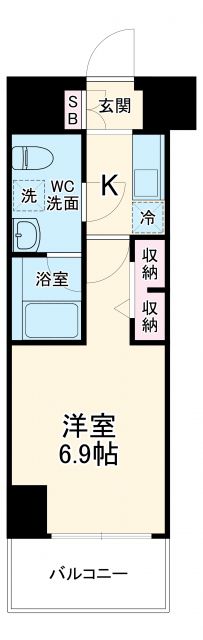 スパシエ東神奈川の間取り写真