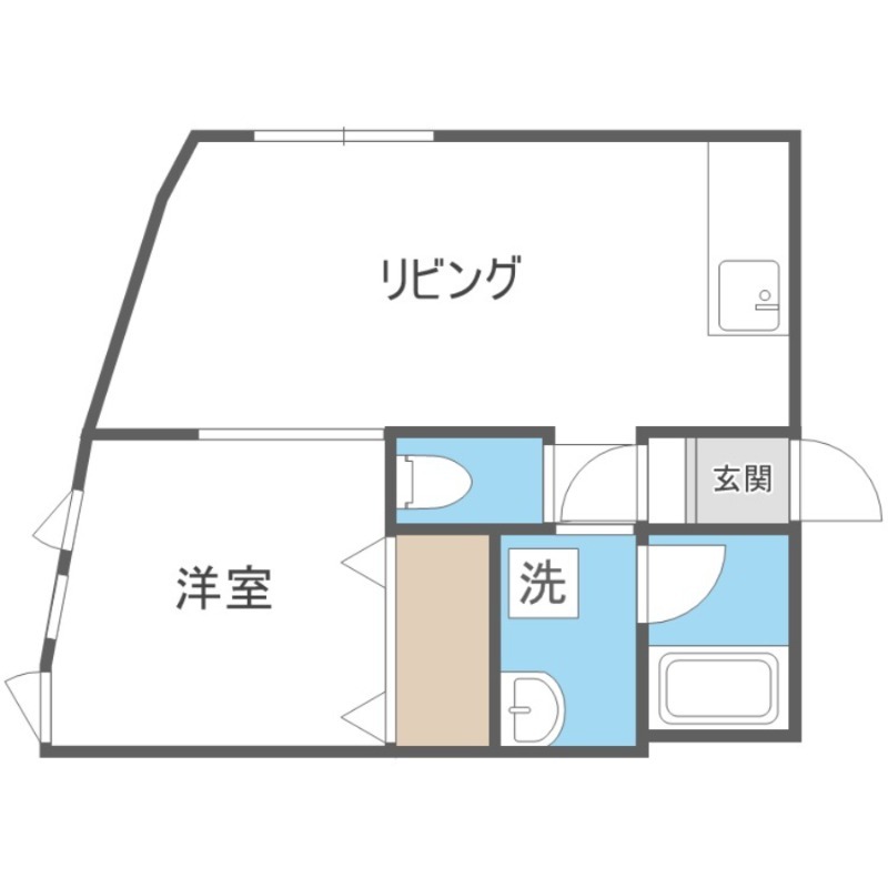 キラメック月寒中央の間取り写真
