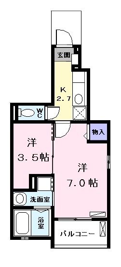 モデッサの間取り写真
