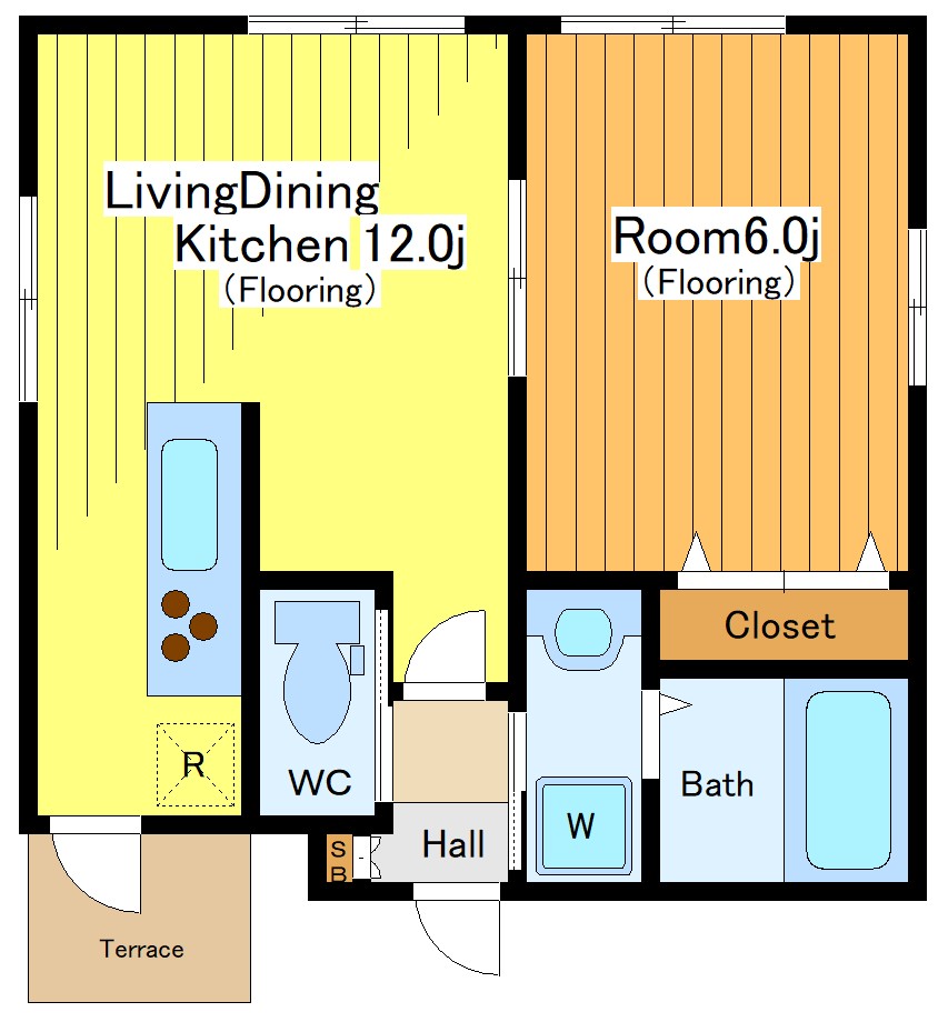 東急田園都市線 三軒茶屋駅 徒歩3分 3階建 築13年の間取り写真
