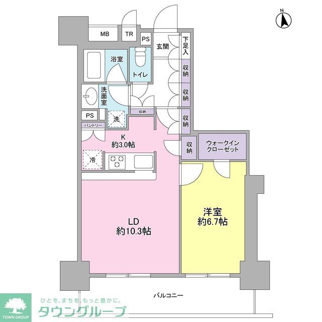 スタイリオ品川中延の間取り写真