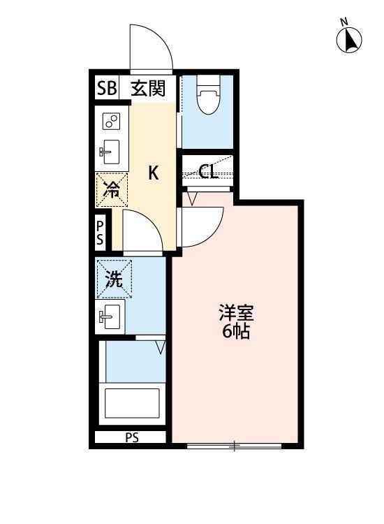 robot home 南花園の間取り写真