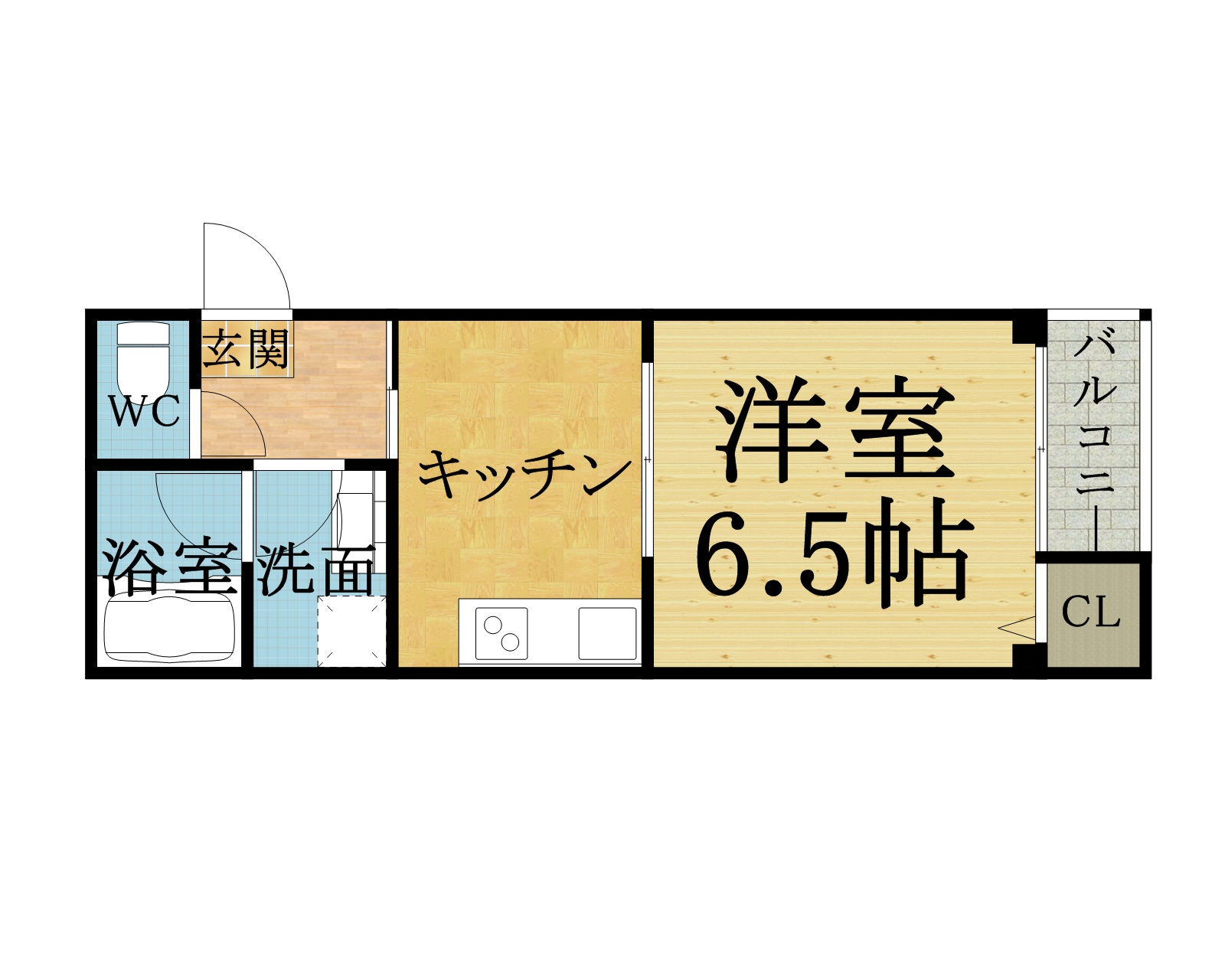 First Avenueの間取り写真