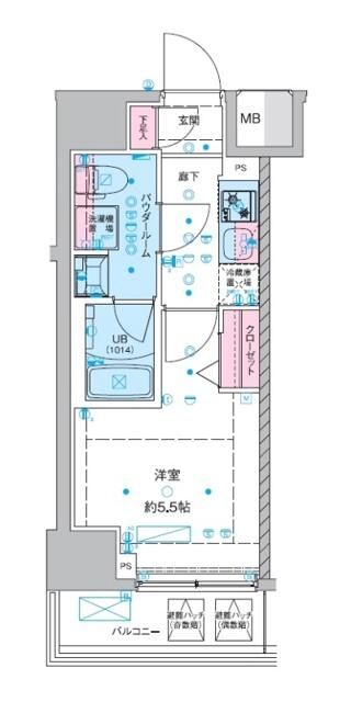 ＪＲ京浜東北線 西川口駅 徒歩7分 12階建 築2年の間取り写真