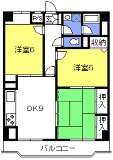 ピジョン田園の間取り写真