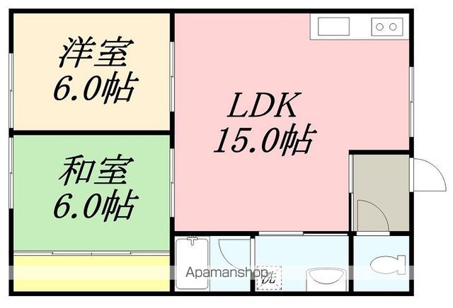 リリーズ七重浜の間取り写真