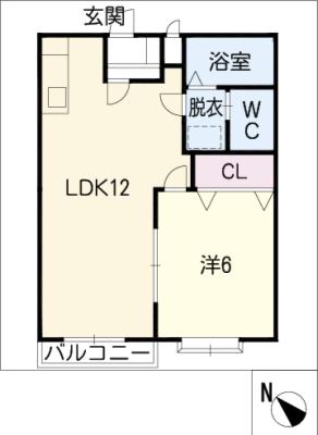 エルディム新栄の間取り写真