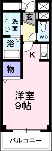 アンソレイエの間取り写真