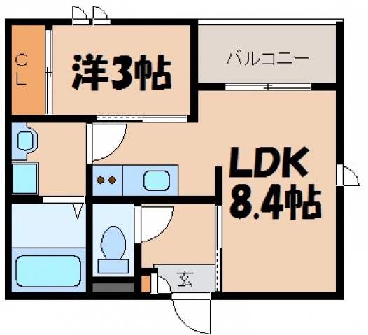 REGALEST府中町本町の間取り