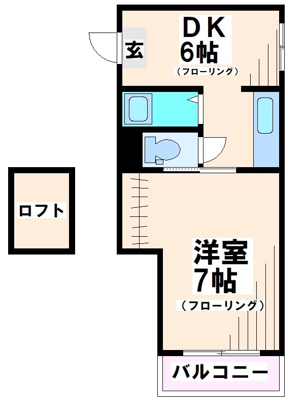 西府マンションの間取り