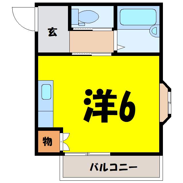 クレアールマンションの間取り