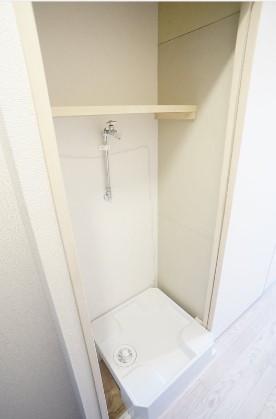 眺望　室内に洗濯機置き場があり便利です☆