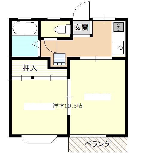 第二ハイム浅井の間取り写真