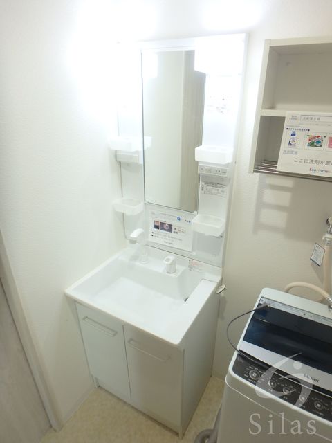 【堺市堺区一条通のマンションの洗面設備】